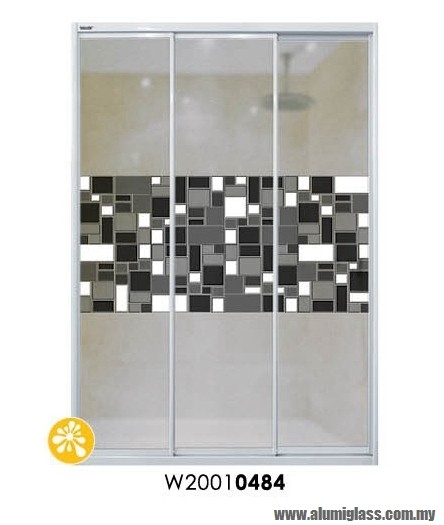 W20010484 Aluminium Shower Screen Sample Aluminium Door Choose Sample / Pattern Chart