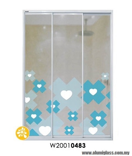 W20010483 W20010483 Aluminium Shower Screen Sample Aluminium Door Choose Sample / Pattern Chart