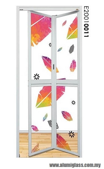 E20010011 Aluminium Folding Door Aluminium Door Choose Sample / Pattern Chart