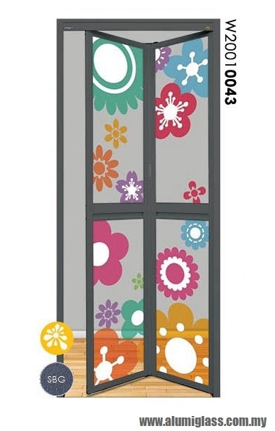 M20010043 Aluminium Folding Door Aluminium Door Choose Sample / Pattern Chart