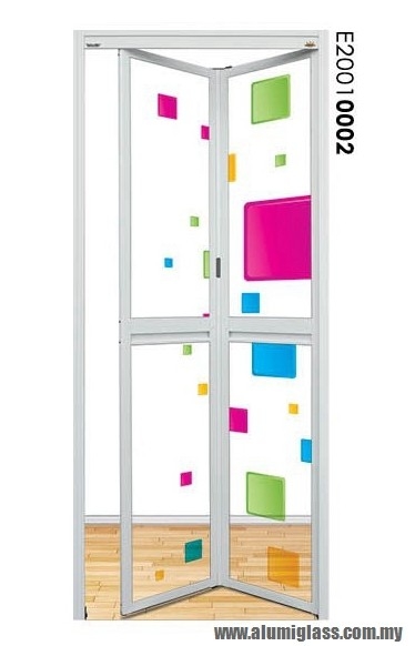 E20010002 Aluminium Folding Door Aluminium Door Choose Sample / Pattern Chart