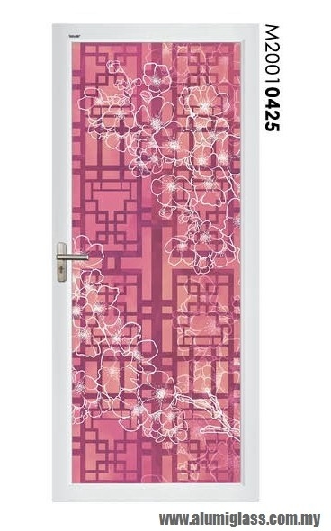 Aluminium Swing Door - M20010425 Aluminium Swing Door Aluminium Door Choose Sample / Pattern Chart