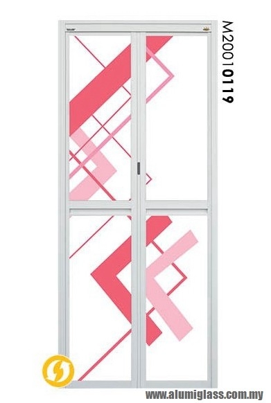 Bi-Fold Door Model : M20010119 Aluminium Bathroom Door Aluminium Door Choose Sample / Pattern Chart