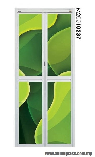 Bi-Fold Door Model : E20010237 Aluminium Bathroom Door Aluminium Door Choose Sample / Pattern Chart