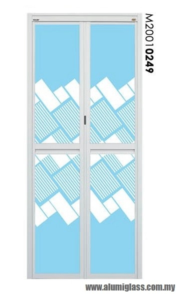 Bi-Fold Door Model : E20010249 Aluminium Bathroom Door Aluminium Door Choose Sample / Pattern Chart