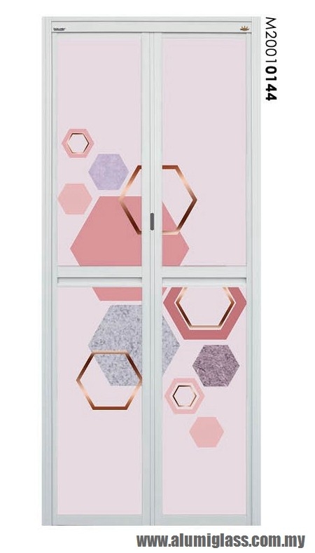 Bi-Fold Door Model : M20010144 Aluminium Bathroom Door Aluminium Door Choose Sample / Pattern Chart