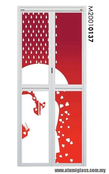 Bi-Fold Door Model : M20010137 Aluminium Bathroom Door Aluminium Door Choose Sample / Pattern Chart