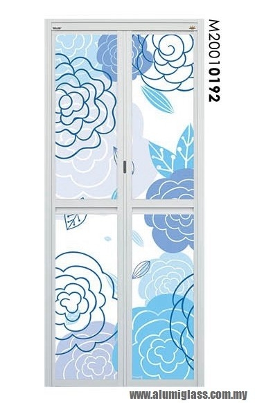 Bi-Fold Door Model : M20010192 Aluminium Bathroom Door Series Aluminium Door Choose Sample / Pattern Chart