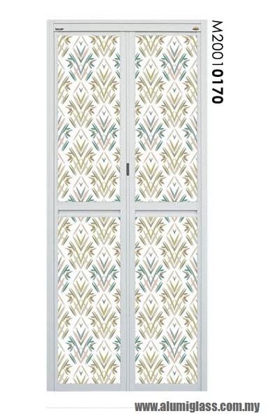 Bi-Fold Door Model : M20010170 Aluminium Bathroom Door Series Aluminium Door Choose Sample / Pattern Chart