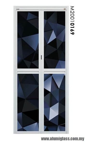 Bi-Fold Door Model : M20010169 Aluminium Bathroom Door Series Aluminium Door Choose Sample / Pattern Chart