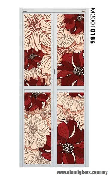 Bi-Fold Door Model : M20010186 Aluminium Bathroom Door Series Aluminium Door Choose Sample / Pattern Chart