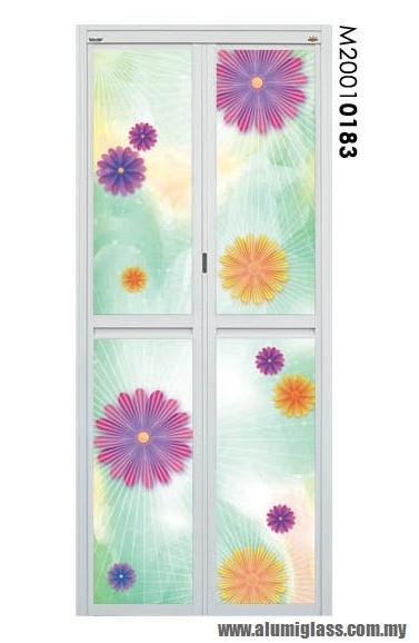 Bi-Fold Door Model : M20010183 Aluminium Bathroom Door Series Aluminium Door Choose Sample / Pattern Chart