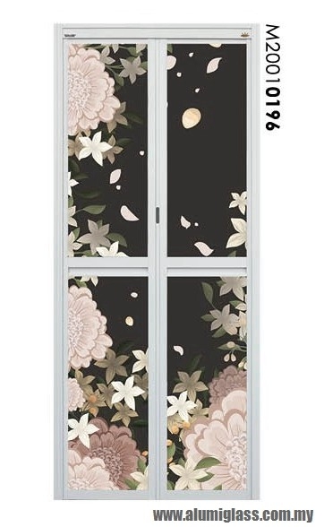 Bi-Fold Door Model : M20010196 Aluminium Bathroom Door Aluminium Door Choose Sample / Pattern Chart