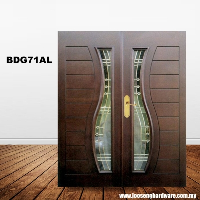 BDG71AL Classic Molded Double Wooden Doors