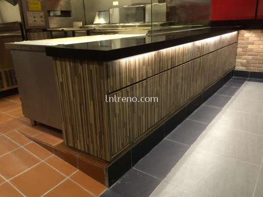 Fast food restaurant renovation work at KL PJ