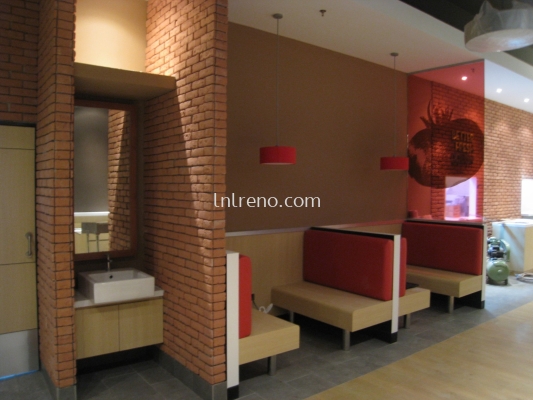 Fast food restaurant renovation work at KL PJ