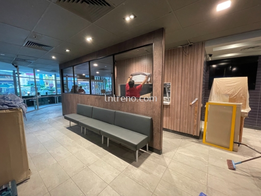 Fast food restaurant renovation work at KL PJ