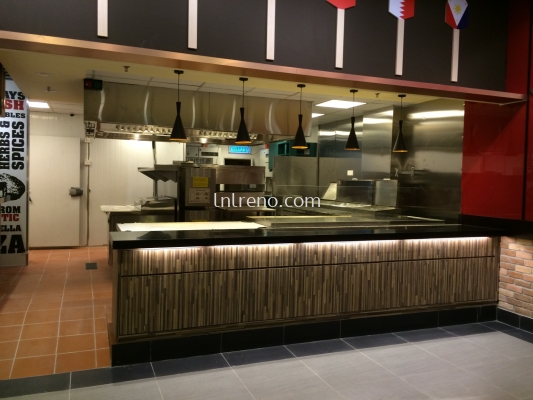 Fast food restaurant renovation work at KL PJ