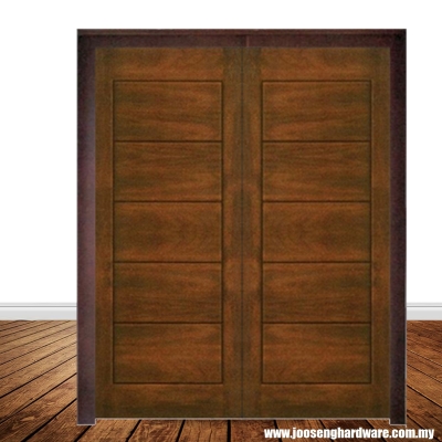 BD1AL-53 CNC Designer Wooden Double Door