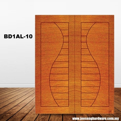 BD1AL-10 CNC Designer Wooden Double Door