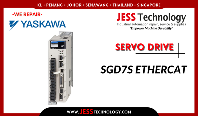 Repair YASKAWA SERVO DRIVE SGD7S ETHERCAT    Malaysia, Singapore, Indonesia, Thailand