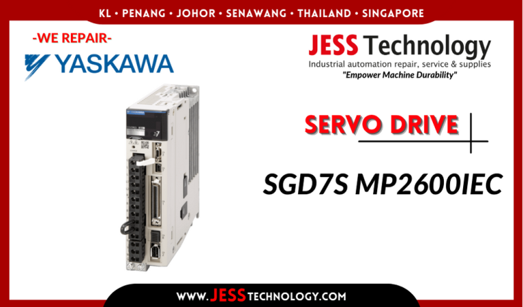 Repair YASKAWA SERVO DRIVE SGD7S MP2600IEC    Malaysia, Singapore, Indonesia, Thailand