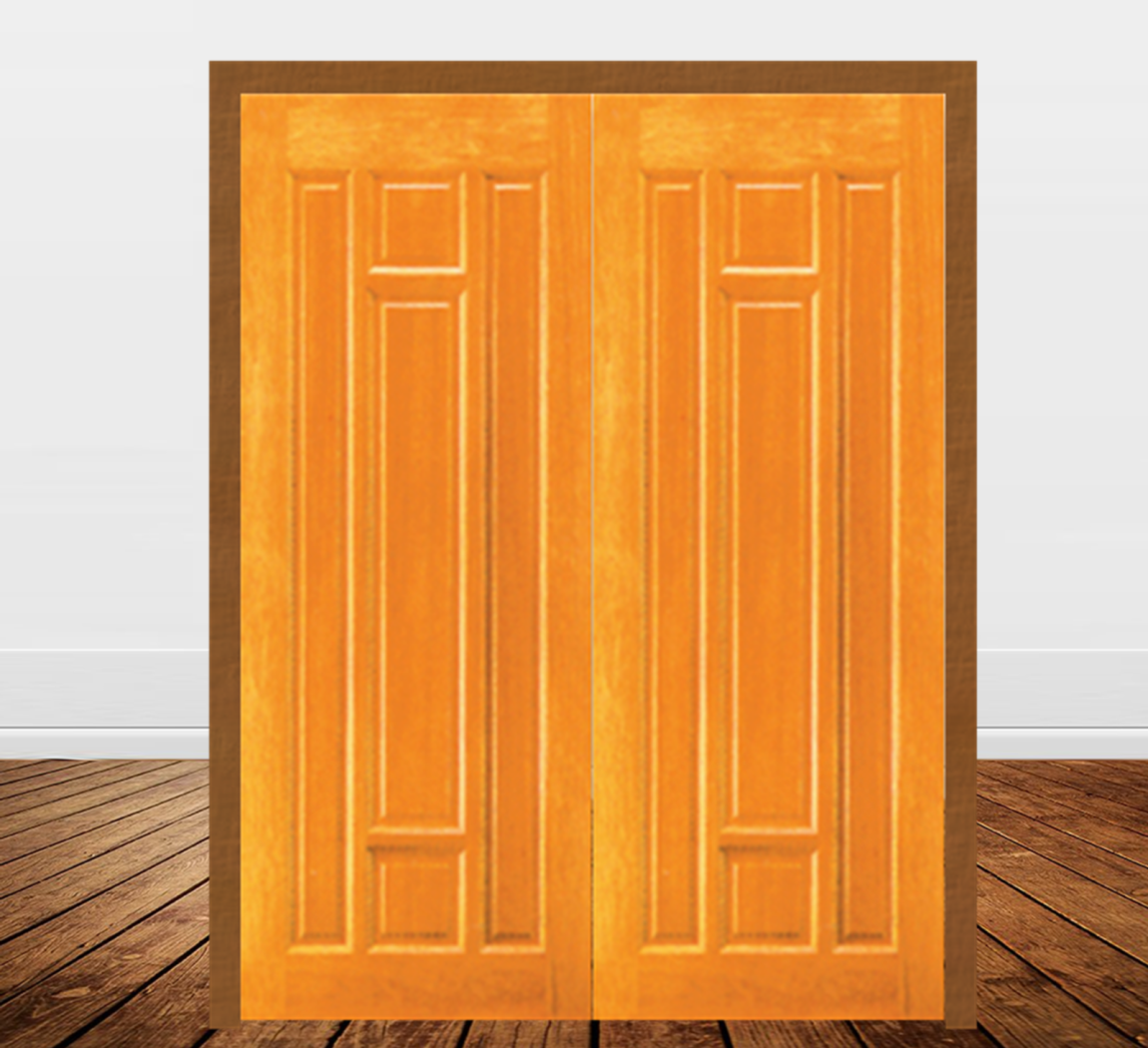 Solid Wooden Double Door BD12L Solid Double Leaf Door Solid Wood Door solid-wooden-double-door-bd12l-solid-double-leaf-door-solid-wood-door