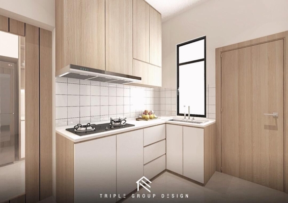 Johor Bahru Bandar Cemerlang - Wet Kitchen Cabinet Sample