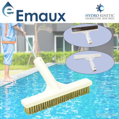 EMAUX 9" Stainless Steel 316 Algae Brush / SWIMMING POOL