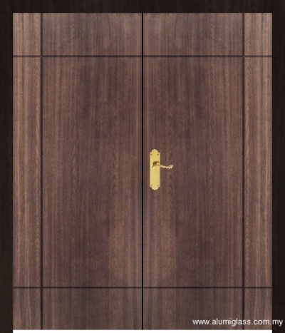 Flat Oak Door SBD TD 018 Double