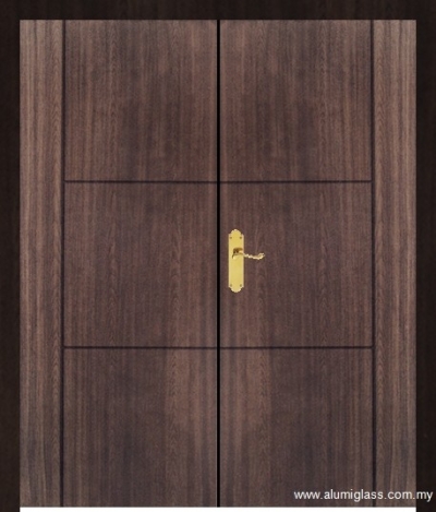 Flat Oak Door SBD TD 017 Double