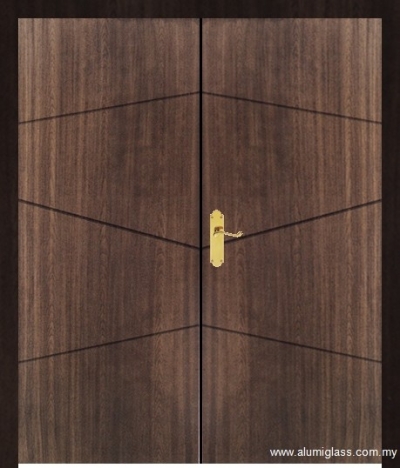 Pintu Oak Rata SBD TD 124 Double