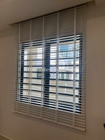 White Timber Blinds Simple 