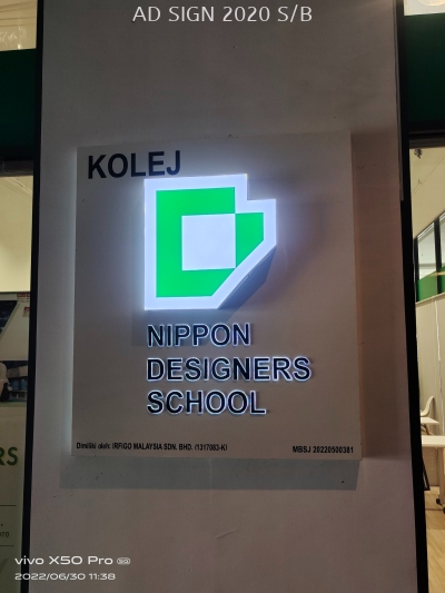 3D LOGO WITH LED FRONT LIT