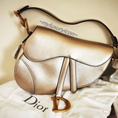 Dior Saddle Gold