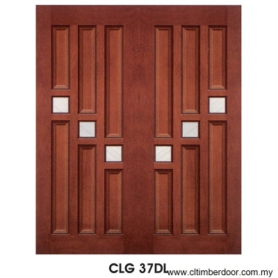 Solid Glazed Double Left Door - CLG 37DL