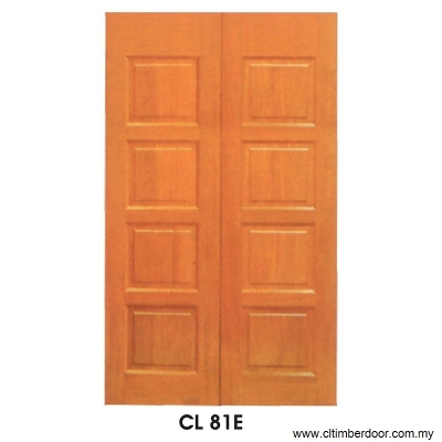 Pintu Kayu Pepejal Dua Duan - CL 81E