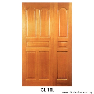 Pintu Kayu Pepejal Dua Duan - CL 10L