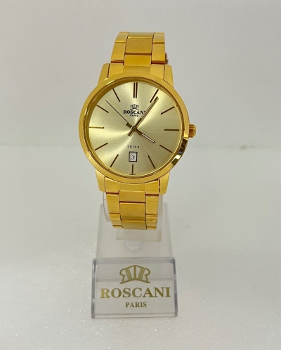 ROSCANI BG450572 GOLD STAINLESS STEEL MEN WATCH 