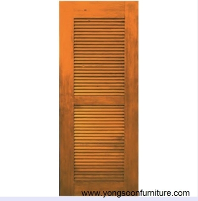 Solid Wooden Door - LOUVER