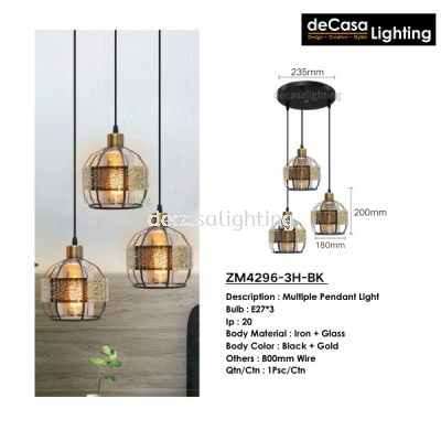 Multiple Pendant Light (4296)