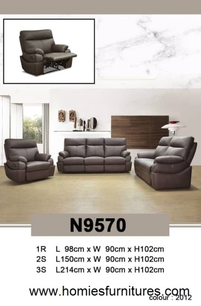 Sofa Separuh Kulit (N9570)