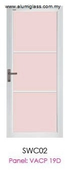 Aluminium Door - SWC02 Lattice Aluminium Door Aluminium Door Choose Sample / Pattern Chart