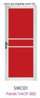 Aluminium Door - SWC01 Lattice Aluminium Door Aluminium Door Choose Sample / Pattern Chart