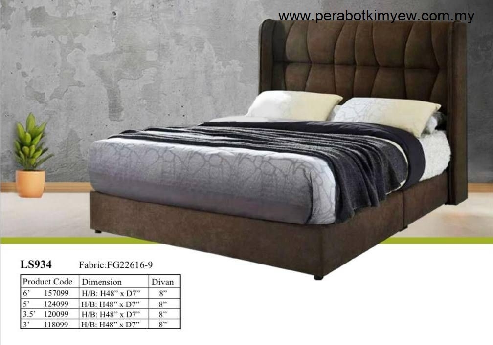 Divan Bed Series - LS934 Divan Bed Bed & Bedframe Choose Sample / Pattern Chart