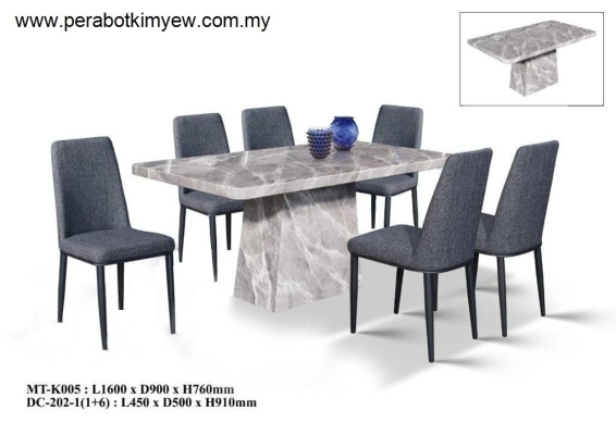 MT-K005 Dining Table Set 6 Seats