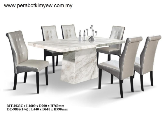 MT-J023C Dining Table Set 6 Seats