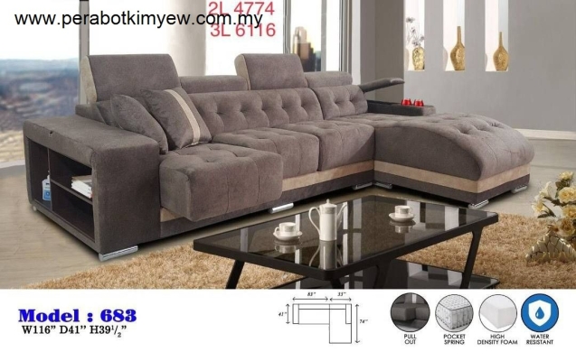 L Shape Sofa - 683