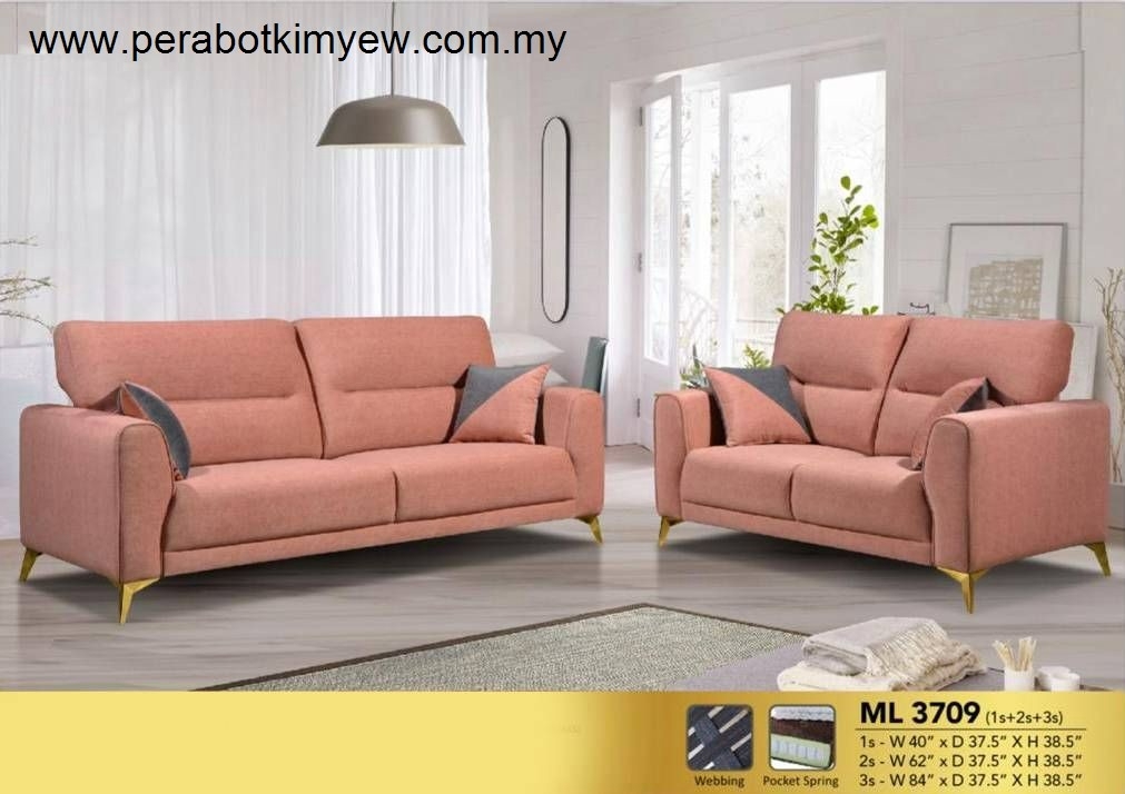 Sofa Set ML 3709 2+3 Sofa / 1+2+3 Sofa (Sofa Set) Sofa Furniture Choose Sample / Pattern Chart