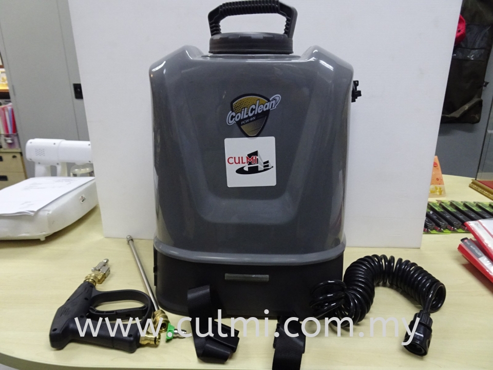 CULMI PCW-4W PORTABLE COIL CLEANING MACHINE C/W ACCESSORIES W/ WATER TANK (DUAL PRESSURE 5/10 BAR)